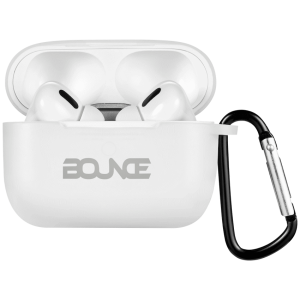 1-2330 Bounce Clef X True Wireless Earphones + Silicone Accessories - White