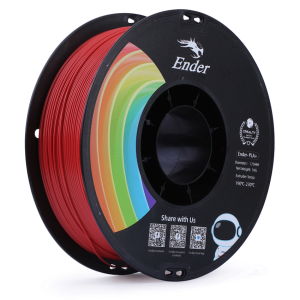 1-3200 Ender PLA+ Filament - Red 1kg