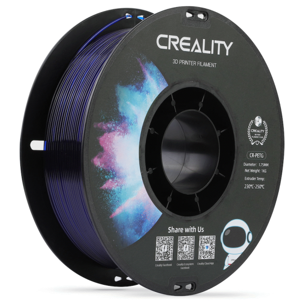 Creality PETG Filament Transparent Blue 1kg