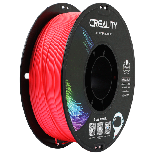 1-3299 Creality PLA Filament - Fluorescent Red 1kg
