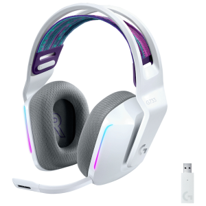 1-3660 Logitech(R) G733 Lightspeed Wireless RGB Gaming Headset - White