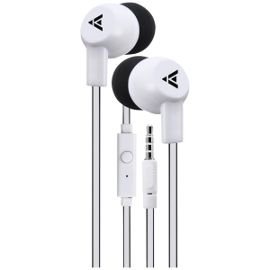 1-3833 Anthem Earphone with Mic White Black