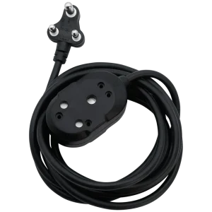 1-385 SWITCHED LIGHT DUTY Back-to-Back (BTB) EXTENSION LEADS 20M - BK