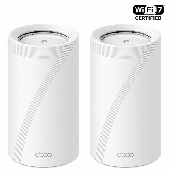 1-4002 TP-Link Deco BE85 (2-Pack) BE22000 Tri-Band Whole Home Mesh Wi-Fi 7 System