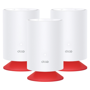 1-4015 TP-Link Deco VOICEX20 (3-Pack) AX1800 Whole Home Mesh Wi-Fi 6 System with Smart Speaker