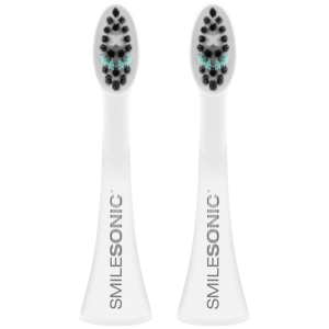 2 Replacement toothbrush heads - White