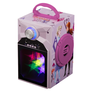 1-4042 Disney Frozen Classic LED Stars Karaoke Machine with Microphone