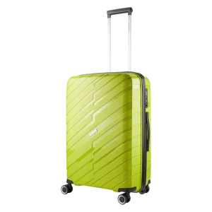 1-407 Travelwize Java PP 4-Wheel Spinner 55cm Luggage - Lime