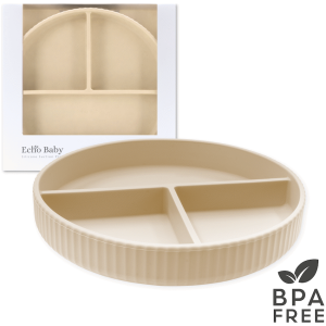 Echo Baby Silicone Suction Plate - Ivory