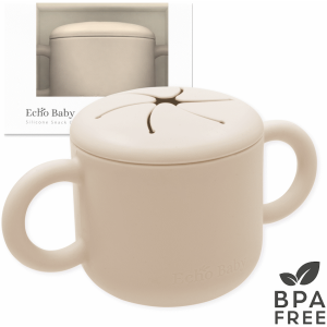 1-4090 Echo Baby Silicone Snack Cup - Ivory