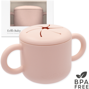 Echo Baby Silicone Snack Cup - Rose