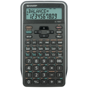 1-4149 Sharp EL-738 XTB - Advanced Financial Calculator NEW DESIGN