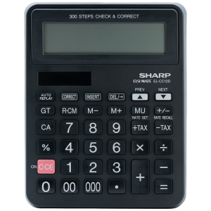 Sharp EL-CC12D Desk Calculator - CheckCorrect Tax