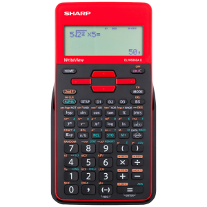 1-4173 Sharp EL-W535SAII Red Scientific Calculator