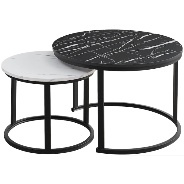 1-4192 Indus Nesting Coffee Table Ying Yang