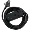Ellies Side by Side Light Duty Extension Lead - 10m - Black