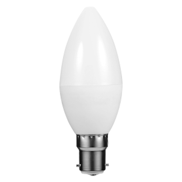 1-4273 Ellies 5w C37 Residential Candle Stick Bulb B22 CW