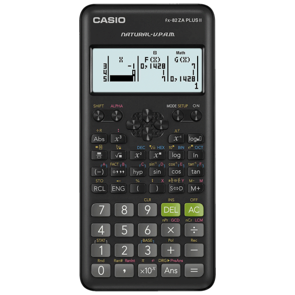 1-4287 Casio FX-82 ZA Plus II Calculator