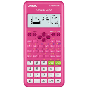 Casio FX-82 ZA Plus II Calculator - Pink