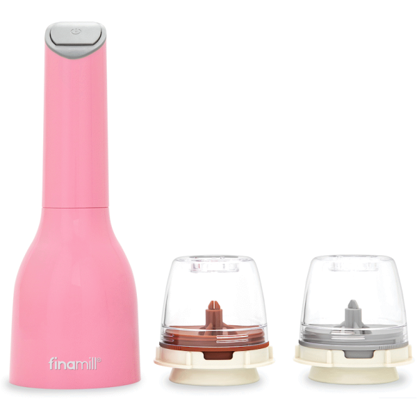 1-4296 Finamill Battery-Operated Grinder - Pink