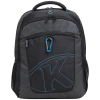 Kingsons 15.6" black laptop backpack with key chain