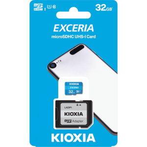 1-4374 Kioxia 32GB Micro SDHC- UHS-1 Read 100MBs CL10