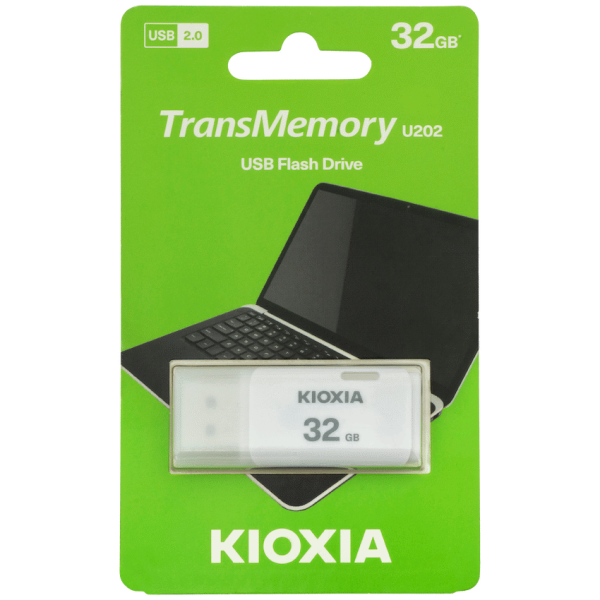 1-4387 Kioxia 32GB USB 2.0-White