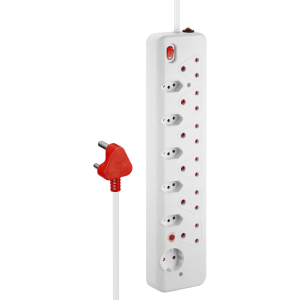 1-4466 Nexon 12-Way Medium Surge Multiplug 0.5m - White