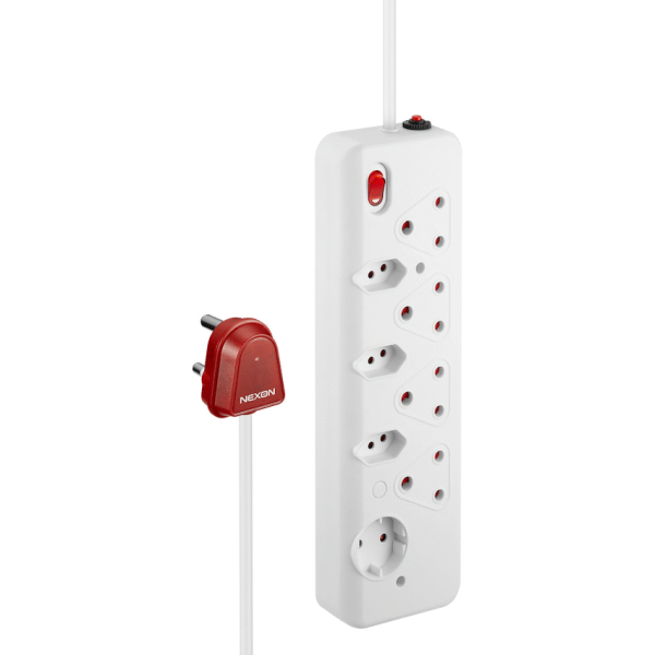 1-4469 Nexon 8-Way High Surge Multiplug 0.5m