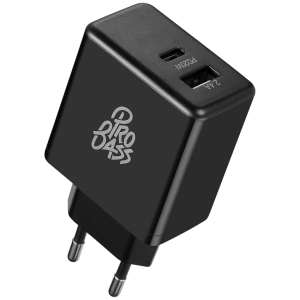 Pro Bass Dual USB + Type-C Wall Charger 32w
