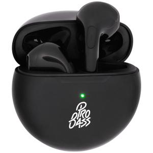 1-4498 Pro Bass Future Series True Wireless Earphones with Charging Case - Black