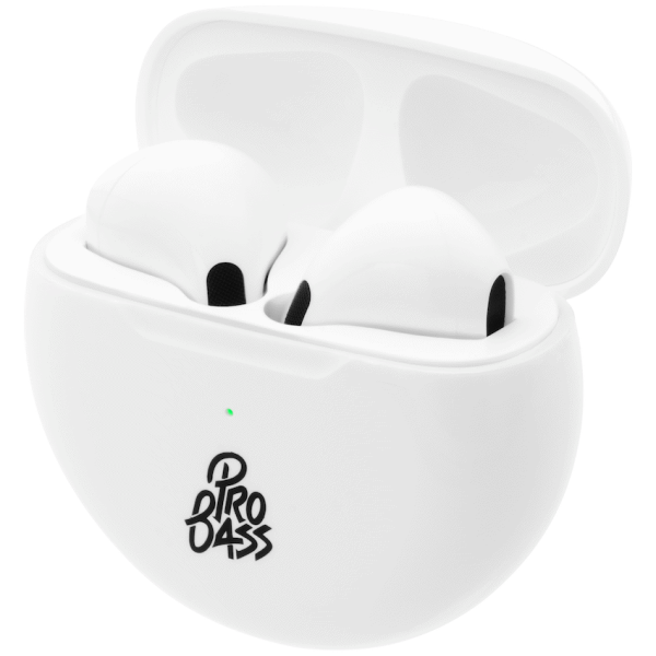 1-4499 Pro Bass Future Series True Wireless Earphones with Charging Case - White