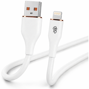 Pro Bass FlexiCord Series 2m USB to Lightning Charging Cable - White