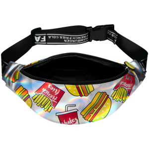 1-4568 Quest Fries Moonbag - Silver