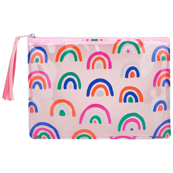 1-4574 Quest Rainbow Value Pencil Case - Pink