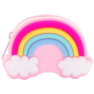 1-4577 Quest Rainbow Silicone Purse - Pink