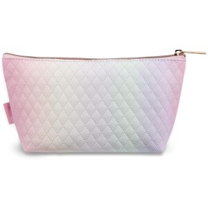 1-4590 Quest Ombre Quilt Cosmetic Bag Pink Multi