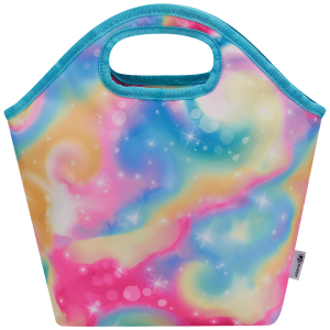 1-4601 Quest Rainbow Swirl Lunch Bag Lilac