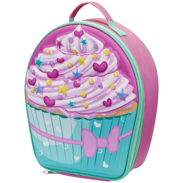 1-4605 Quest Cupcake 3D EVA Lunch Bag - Pink