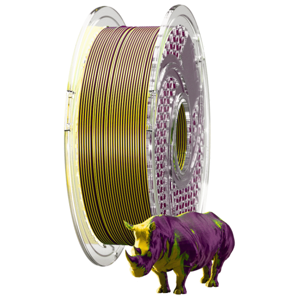 SA Filament Dual Silk PLA Filament - Golden Indigo (750g, 1.75mm)