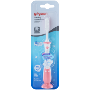 Pigeon Training Toothbrush Lesson 4 - Pink