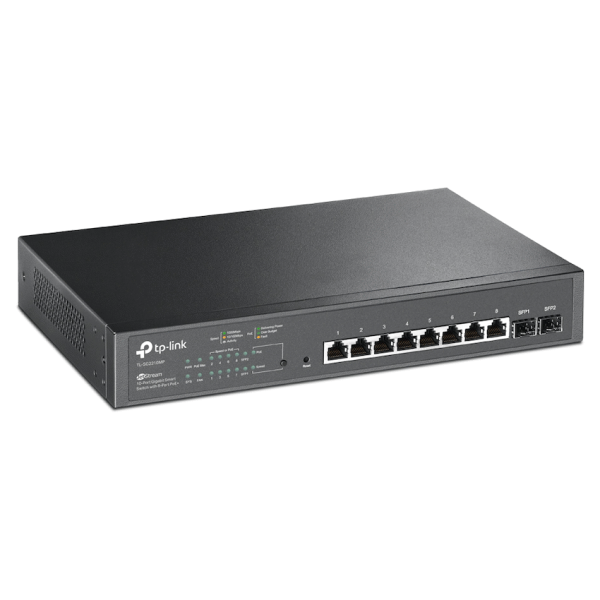 1-4792 TP-Link SG2210MP JetStream 10-Port Gigabit Smart Switch with 8-Port PoE+