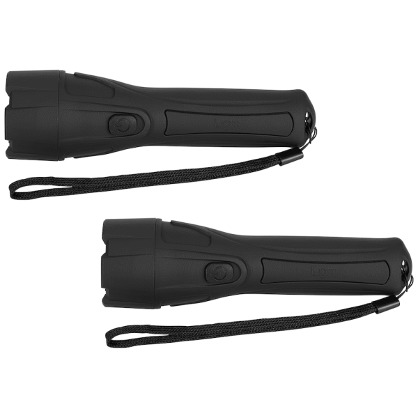 1-4875 2x Switched 65 Lumen Flashlight - Black
