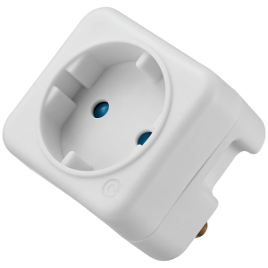 1-4899 Switched 1-Way Schuko Adaptor