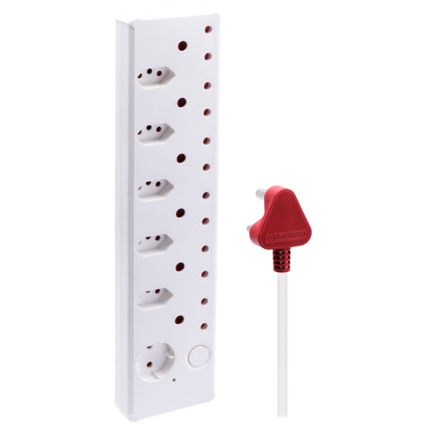 1-4913 Switched Medium Surge 12-Way Multiplug 0.5m