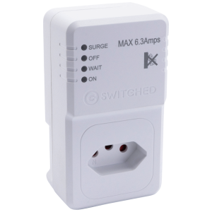 1-4928 Switched 1-Way TV Surge Adaptor with SANS 164-2