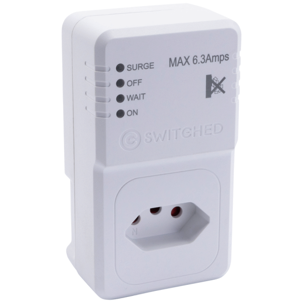 1-4928 Switched 1-Way TV Surge Adaptor with SANS 164-2
