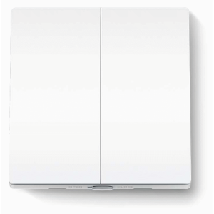 1-4968 TP-Link Tapo S220 Smart 868mhz Light Switch 2-Gang 1-Way, No Neutral Required