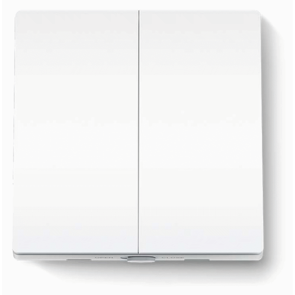 1-4968 TP-Link Tapo S220 Smart 868mhz Light Switch 2-Gang 1-Way, No Neutral Required