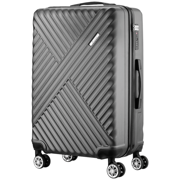 1-5056 Travelwize Astra ABS 77cm 4-Wheel Spinner Luggage - Black